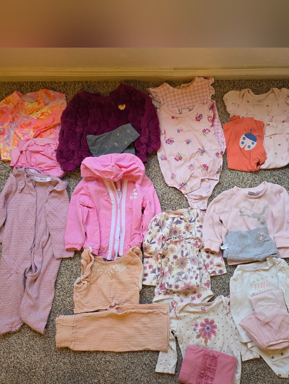 Girls Baby Clothing Lot Different Brands Size 12 Months